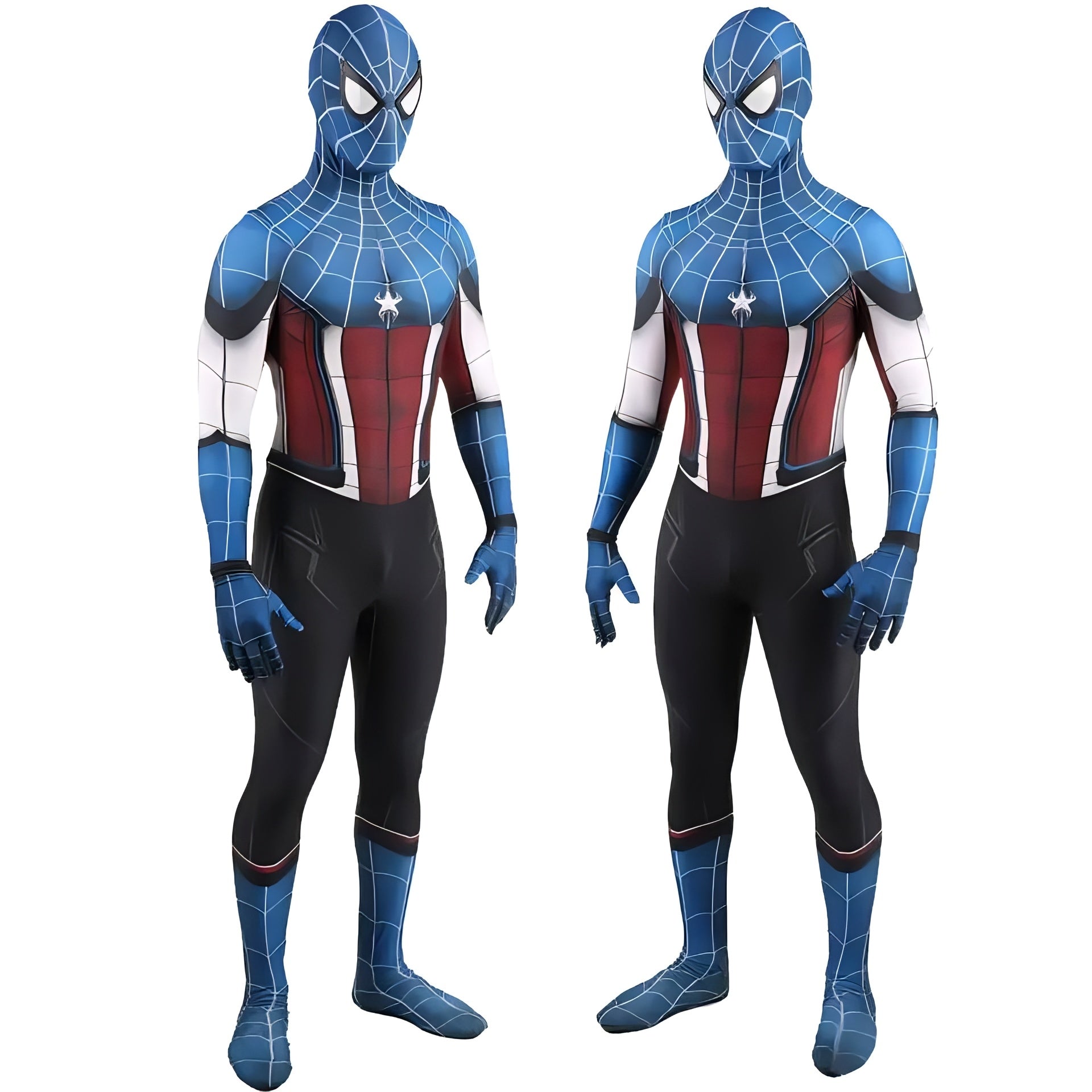 Captain America Spider-Man Avengers Costume - Adult Premium Cosplay Suit