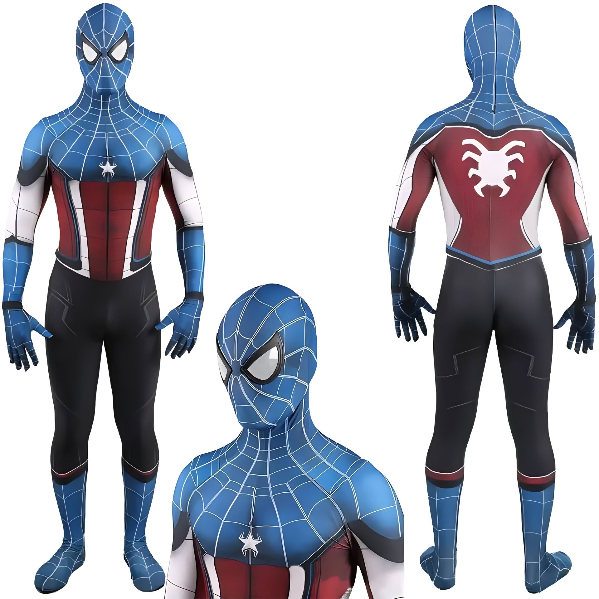 Captain America Spider-Man Avengers Costume - Adult Premium Cosplay Suit