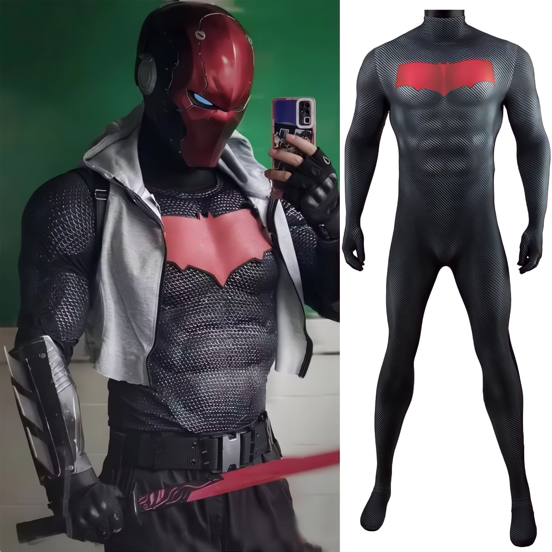 Red Hood (Jason Todd) Costume - Adult Premium Cosplay Suit