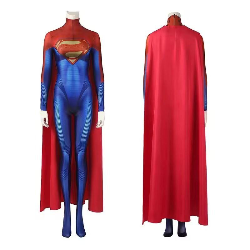 Supergirl (Kara) Costume with Cape - Women's Premium Cosplay Suit