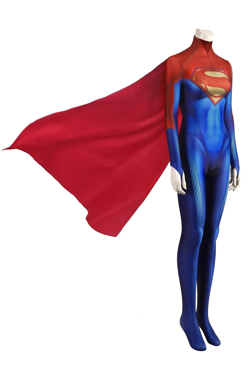 Supergirl (Kara) Costume with Cape - Women's Premium Cosplay Suit