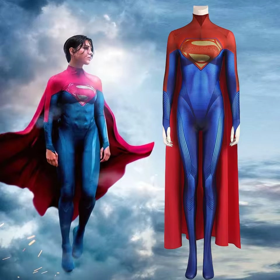 Supergirl (Kara) Costume with Cape - Women's Premium Cosplay Suit