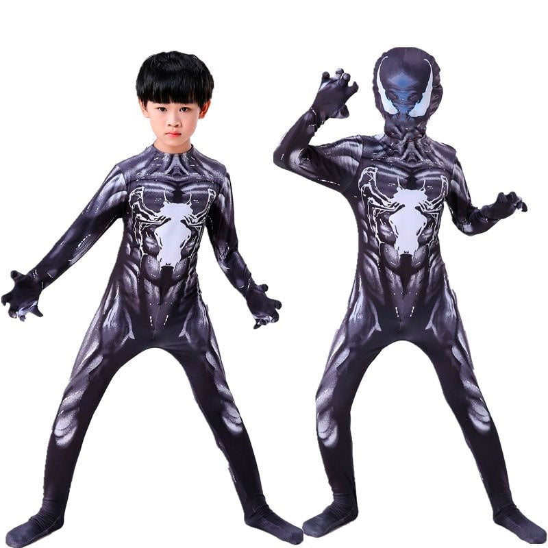 Venom Spider-Man Costume - Kids Premium Cosplay Suit