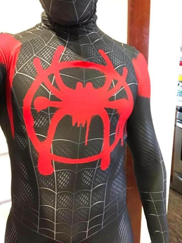 Miles Morales Costume - Spider-Verse Adult Cosplay Suit