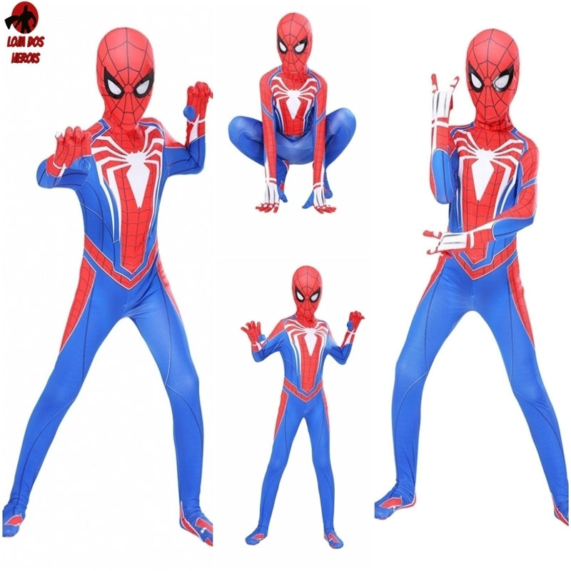 Spider-Man PS4/PS5 Game Costume - Kids Cosplay Suit