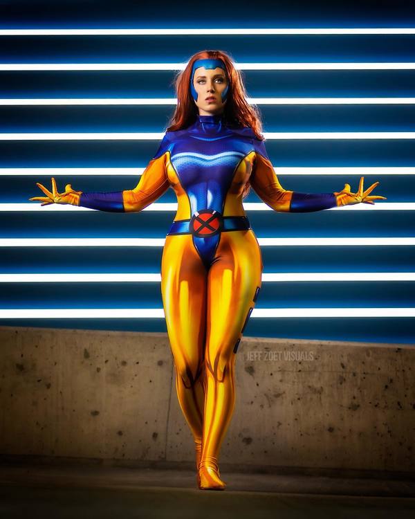 Jean Grey Classic X-Men Animated Costume - Women's Cosplay Suit