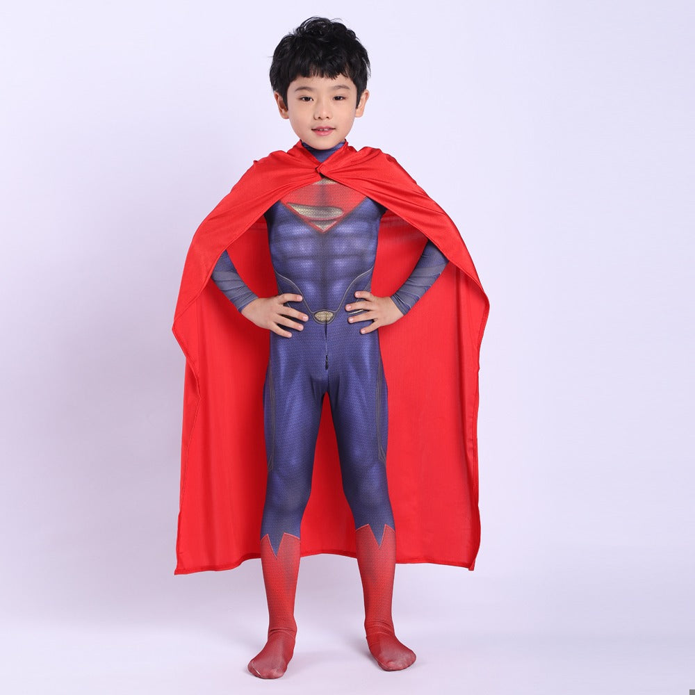 Superman Costume - Justice League Kids Cosplay Suit