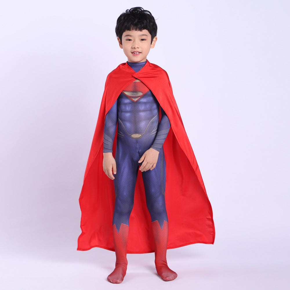 Superman Costume - Justice League Kids Cosplay Suit