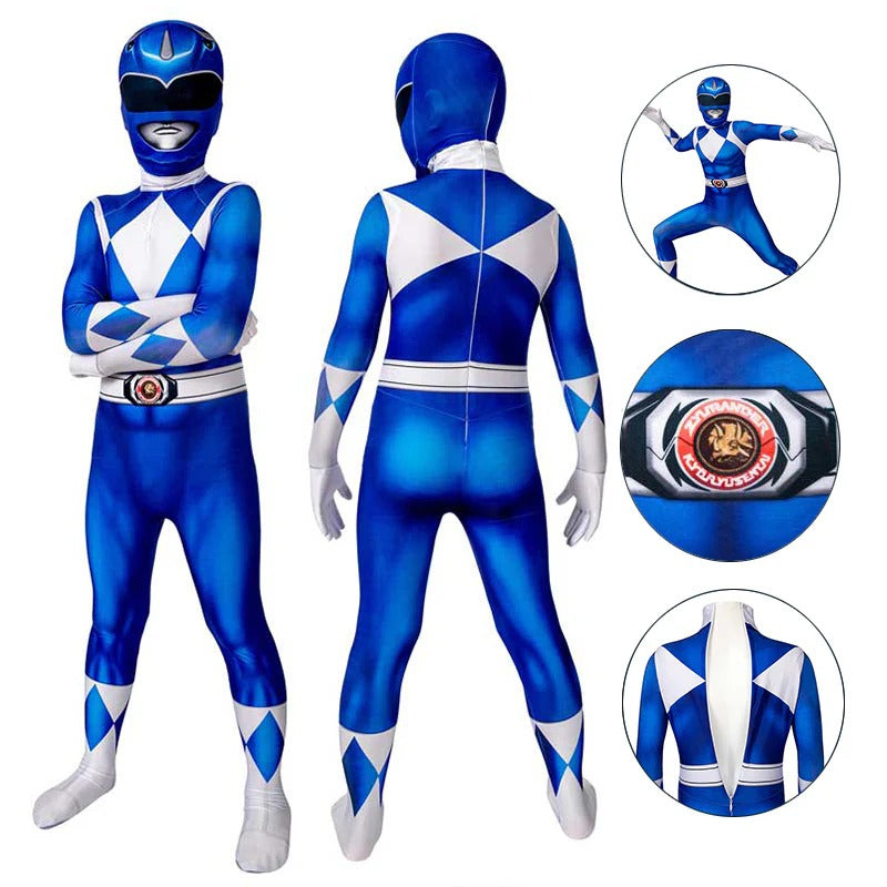 Yellow Ranger Classic Costume - Power Rangers Kids Cosplay Suit