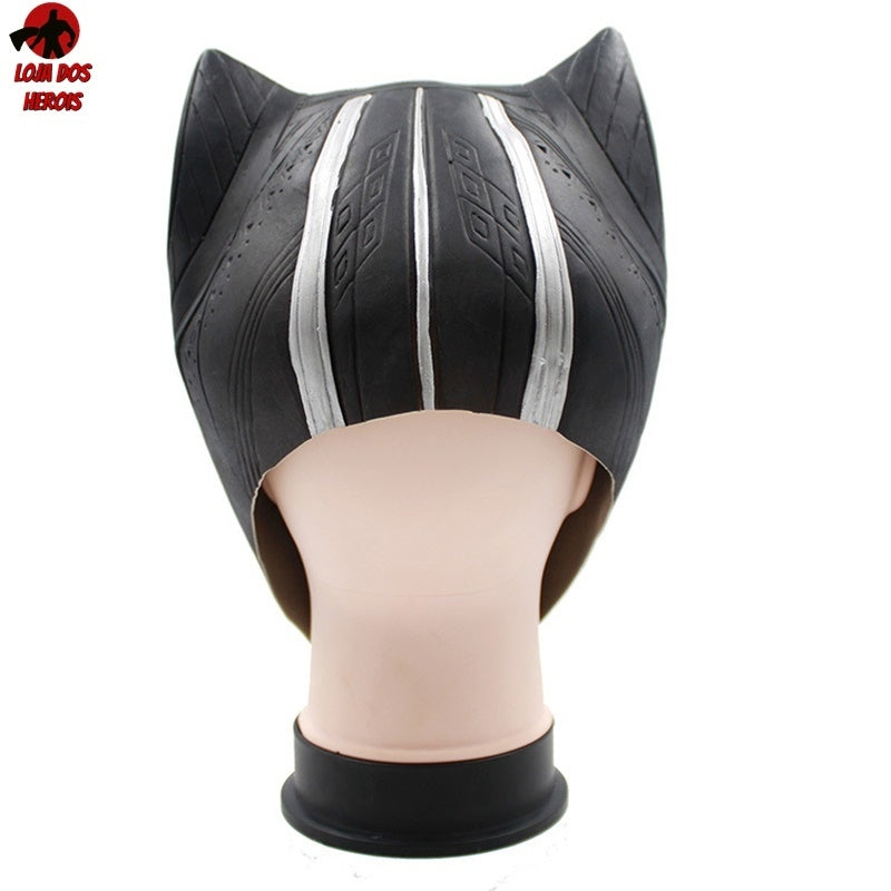 Black Panther Latex Hood Mask - Avengers Realistic Cosplay Mask