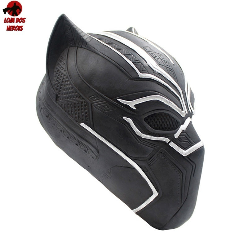 Black Panther Latex Hood Mask - Avengers Realistic Cosplay Mask