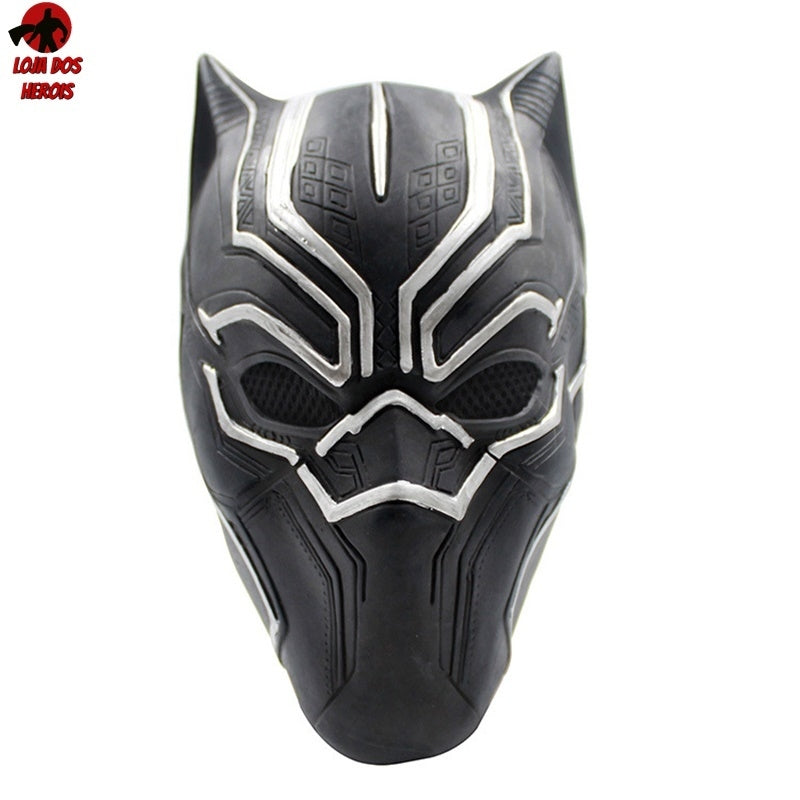 Black Panther Latex Hood Mask - Avengers Realistic Cosplay Mask