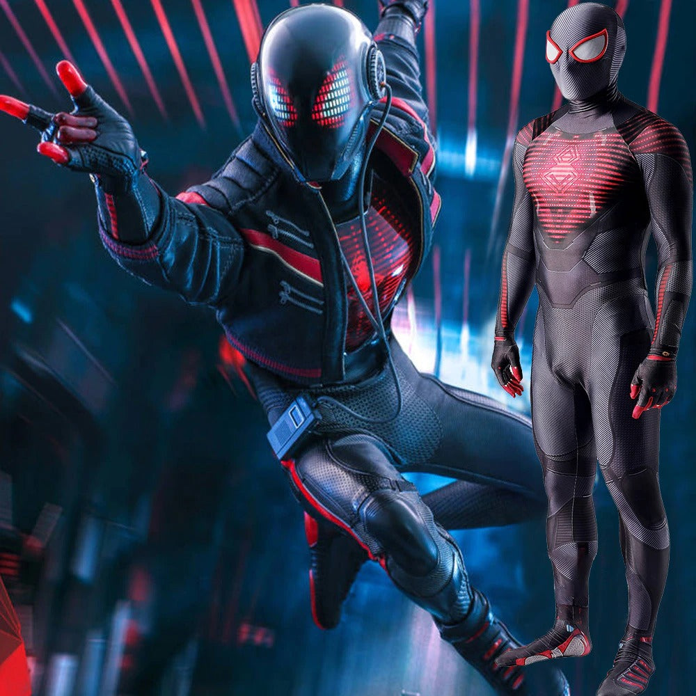 Miles Morales Spider-Man Game Costume - Adult Premium Cosplay Suit