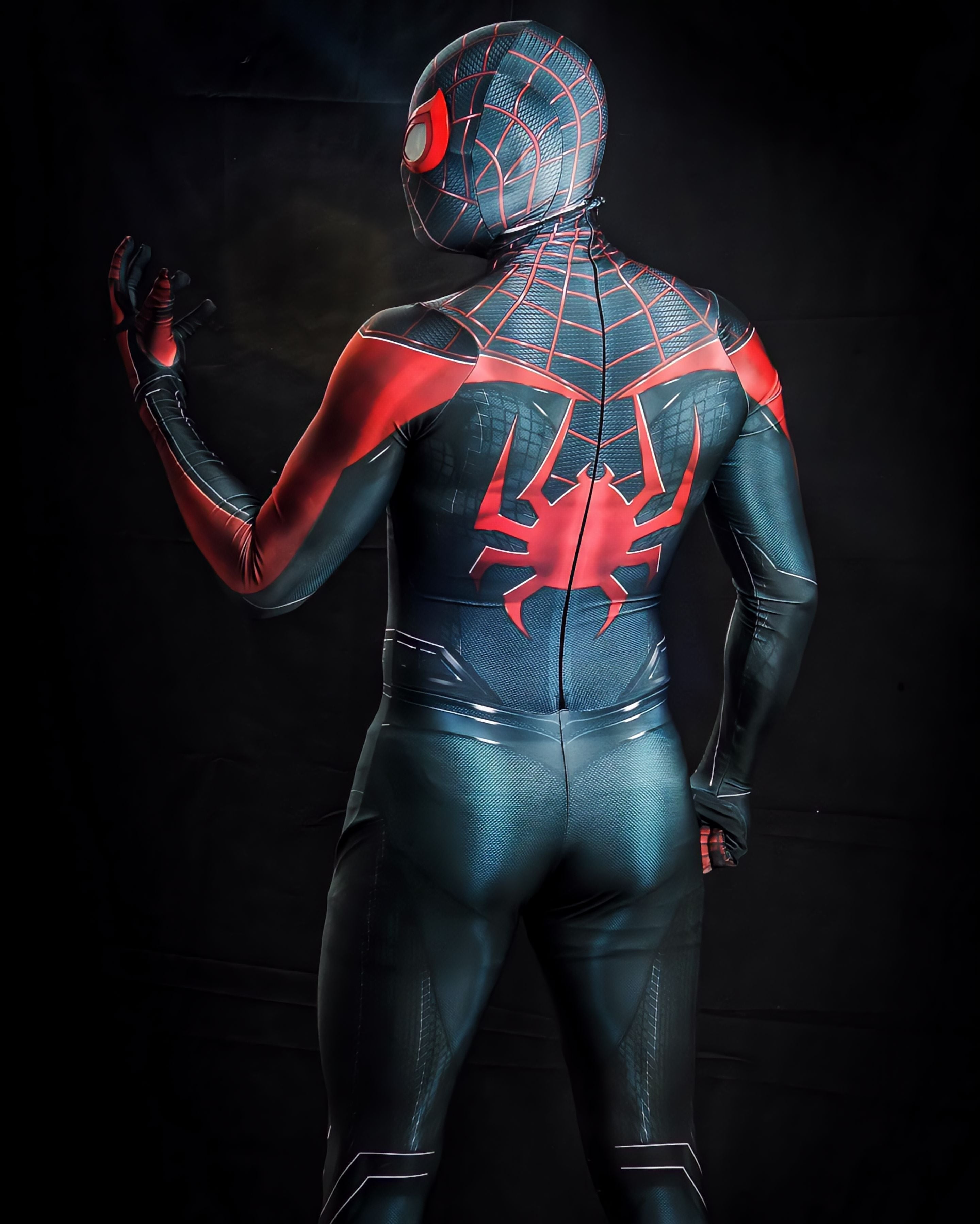 Miles Morales Ultimate Spider-Man PS5 Game Costume - Adult Premium Cosplay Suit