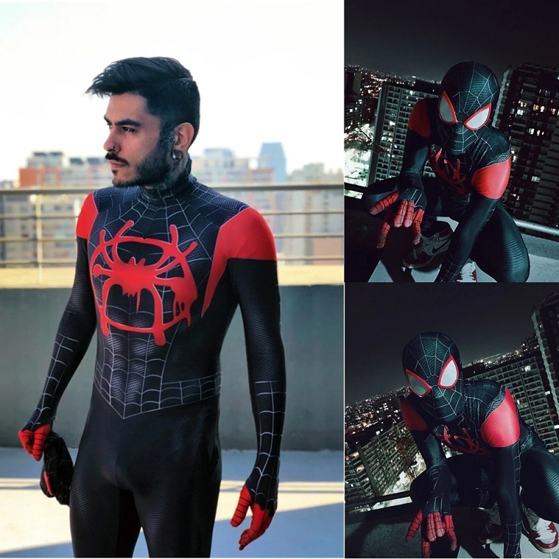 Miles Morales Costume - Spider-Verse Men's Cosplay Suit