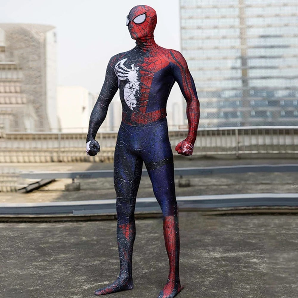 Spider-Man / Venom Symbiosis Transformation Costume - Adult Premium Cosplay Suit