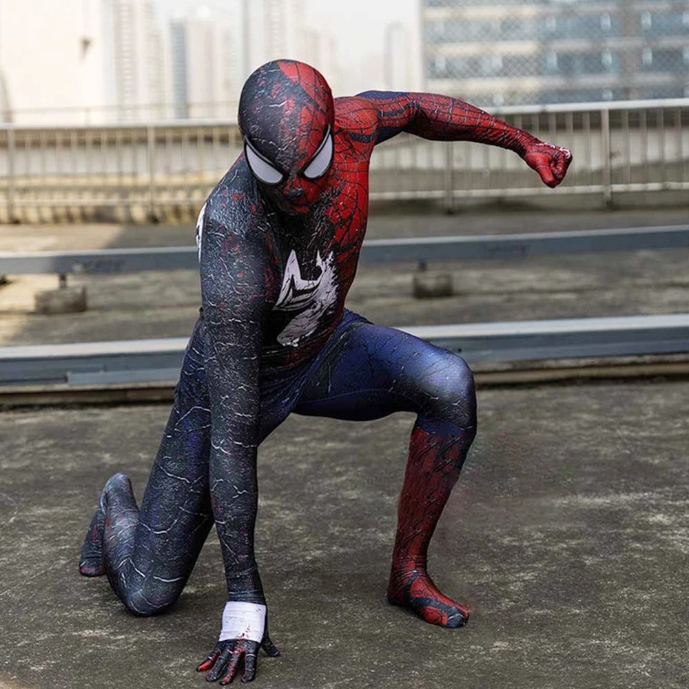 Spider-Man / Venom Symbiosis Transformation Costume - Adult Premium Cosplay Suit