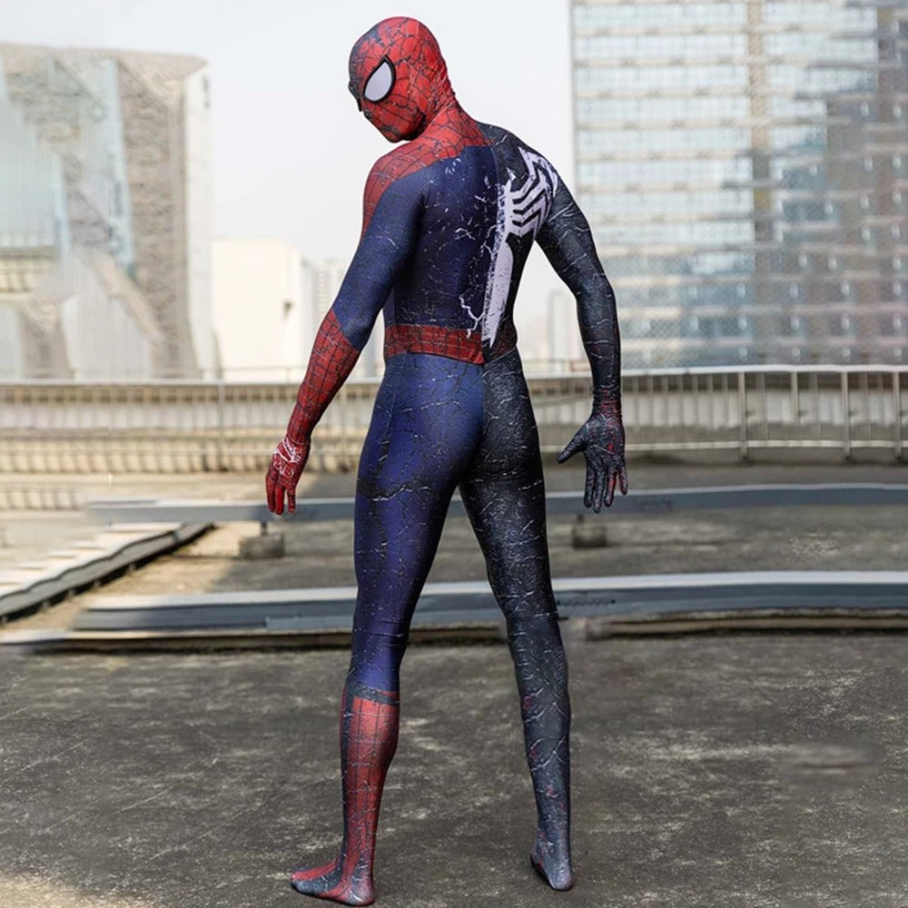 Spider-Man / Venom Symbiosis Transformation Costume - Adult Premium Cosplay Suit