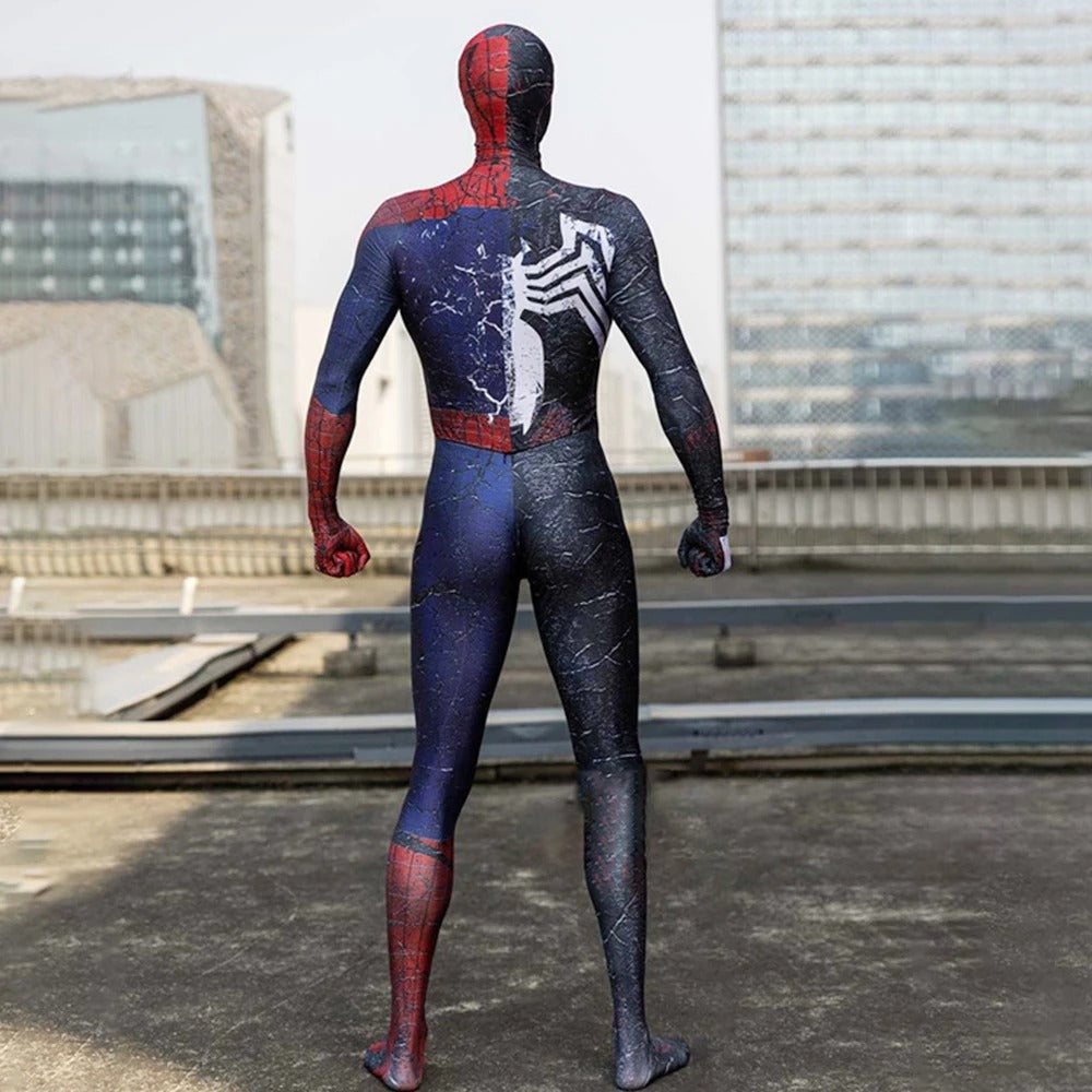 Spider-Man / Venom Symbiosis Transformation Costume - Adult Premium Cosplay Suit