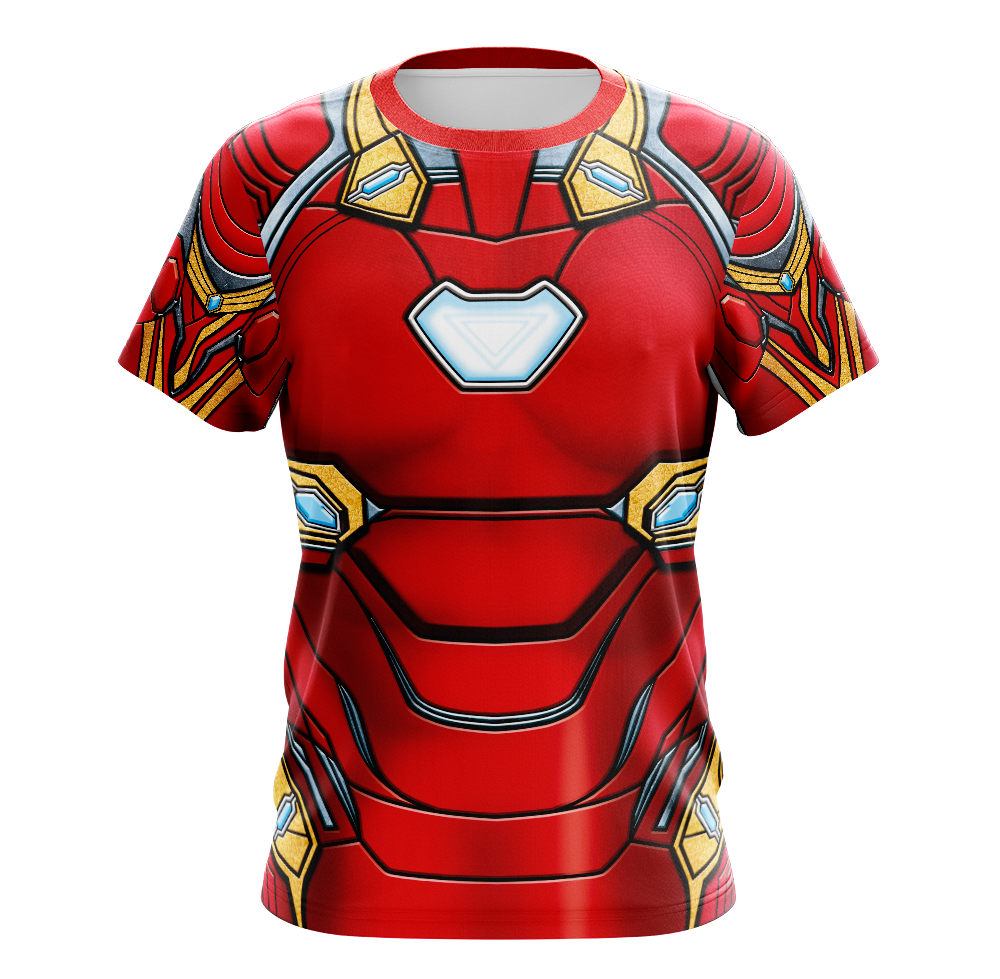 Iron Man Avengers Infinity War Dry Fit T-Shirt - Long Sleeve Cosplay Tee
