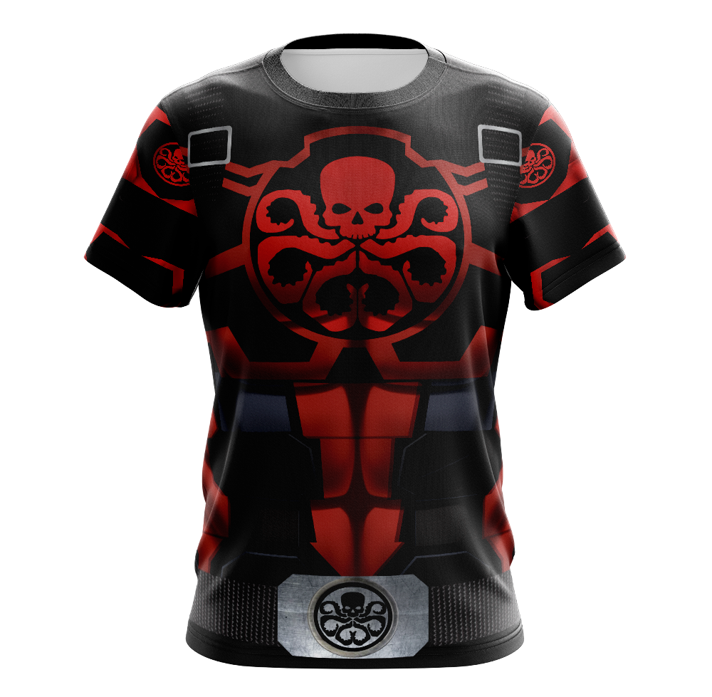 Captain America Hydra Agent Dry Fit T-Shirt - Short Sleeve Cosplay Tee