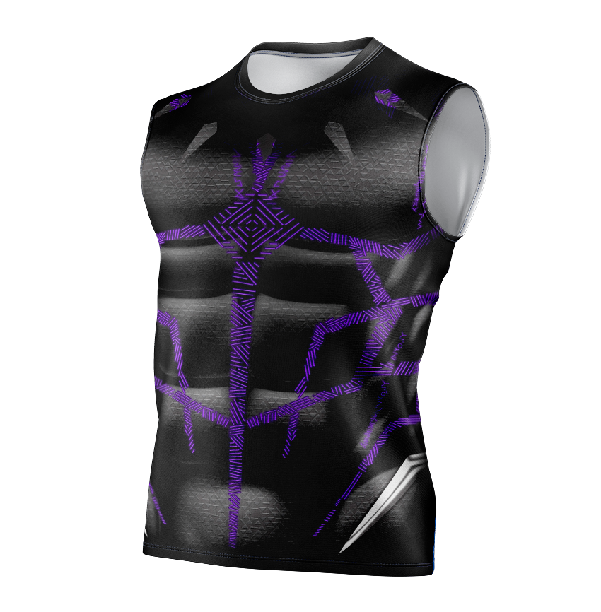 Black Panther T'Challa Dry Fit T-Shirt - Short Sleeve Cosplay Tee