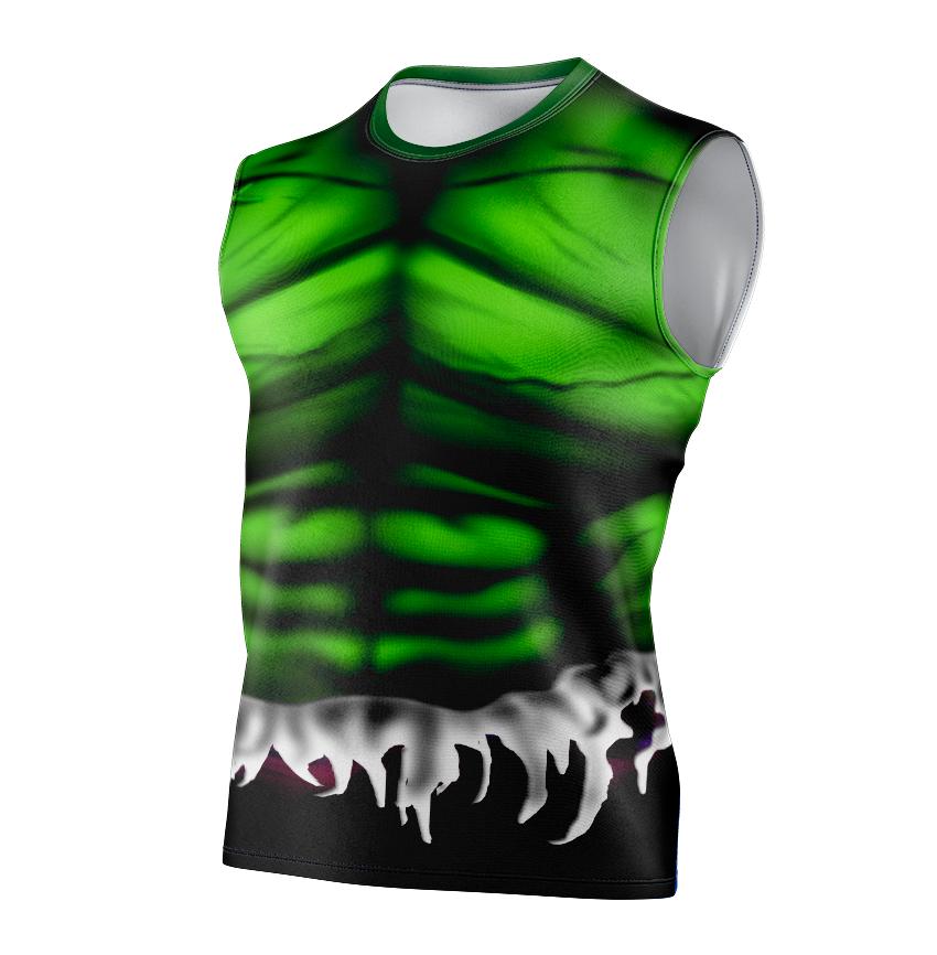Hulk Bruce Banner Avengers Dry-Fit Graphic T-Shirt - Tank Top