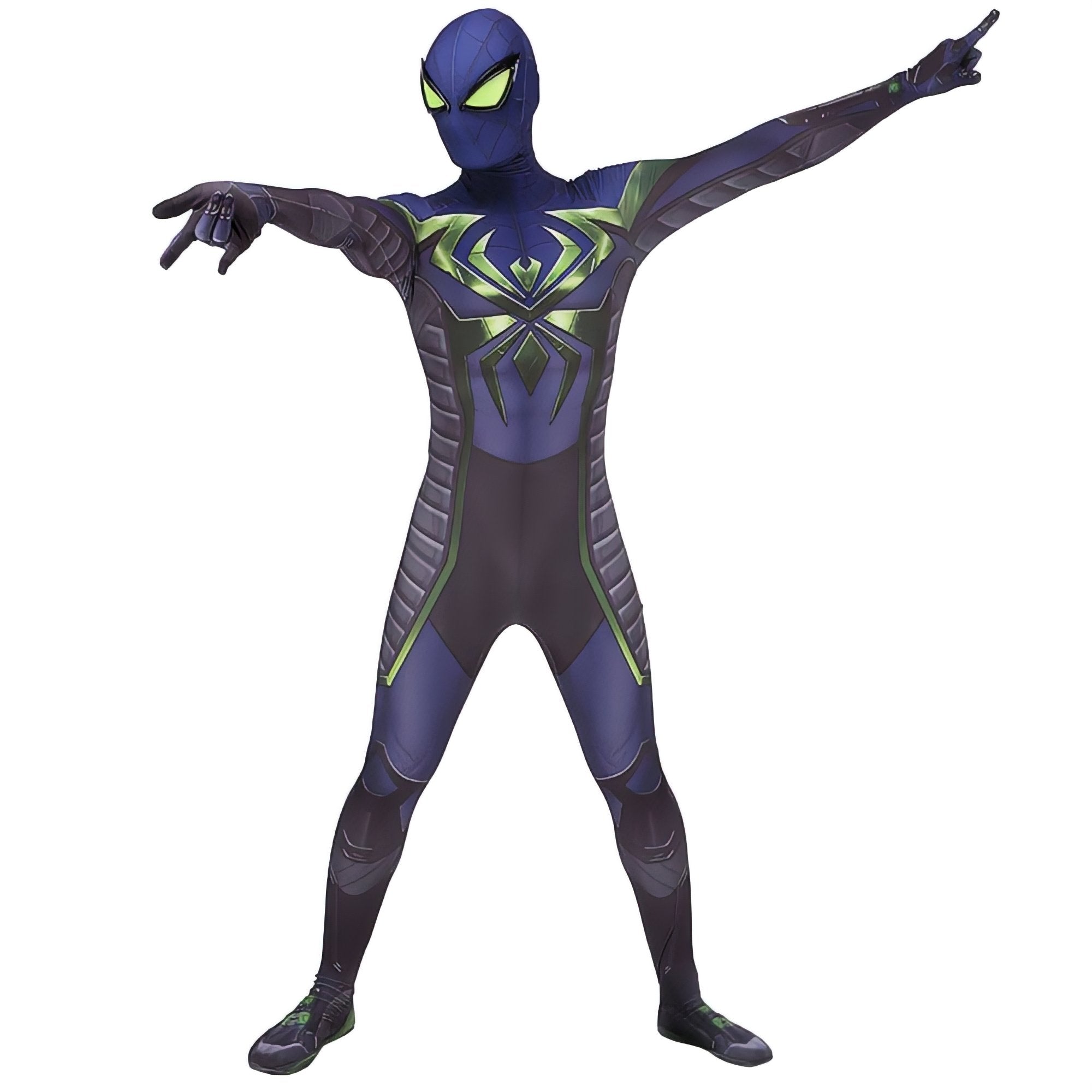 Miles Morales Purple Reign Game Costume - Adult Premium Cosplay Suit