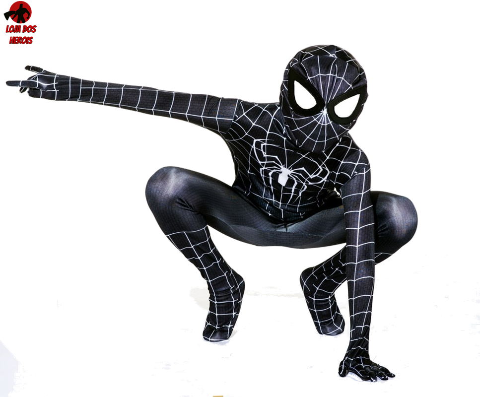 Venom Spider-Man Costume - Kids Cosplay Suit