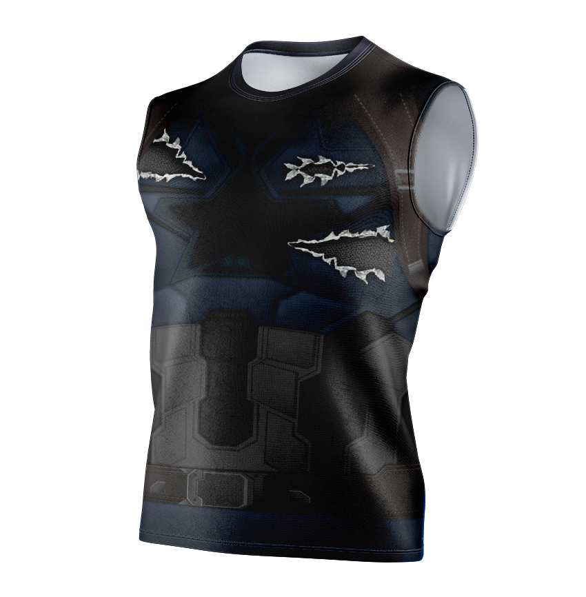 Captain America Avengers Infinity War 3D Print Shirt - Long Sleeve