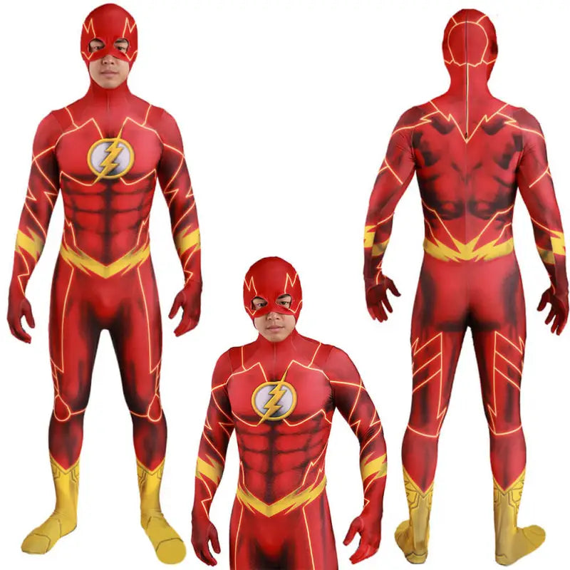 The Flash Costume - Adult & Kids Cosplay Suit