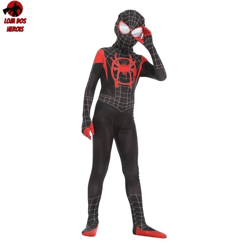 Miles Morales Costume - Spider-Verse Kids Cosplay Suit