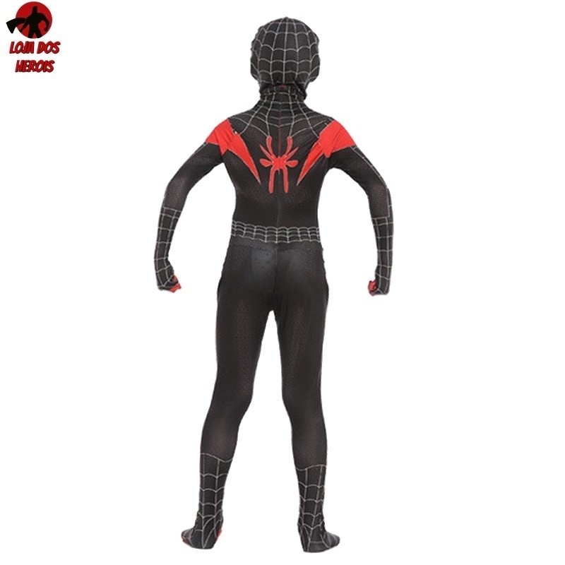 Miles Morales Costume - Spider-Verse Kids Cosplay Suit