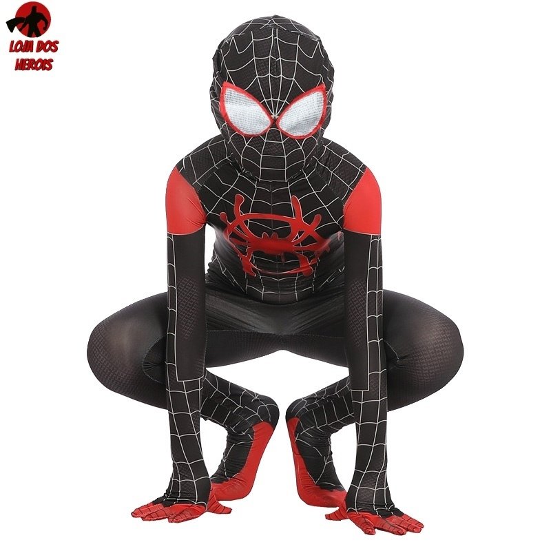 Miles Morales Costume - Spider-Verse Kids Cosplay Suit