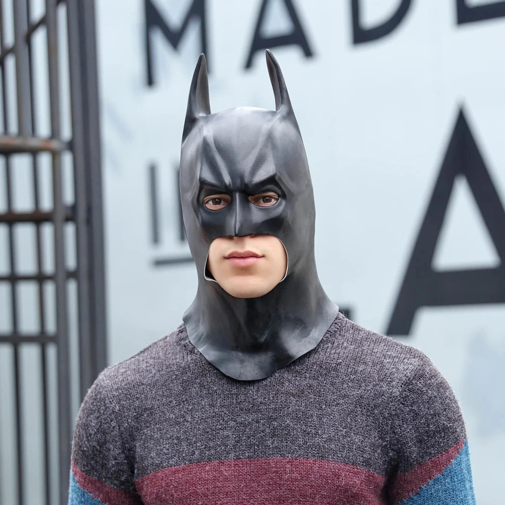 Batman Movie Rubber Mask - Realistic Cosplay Mask