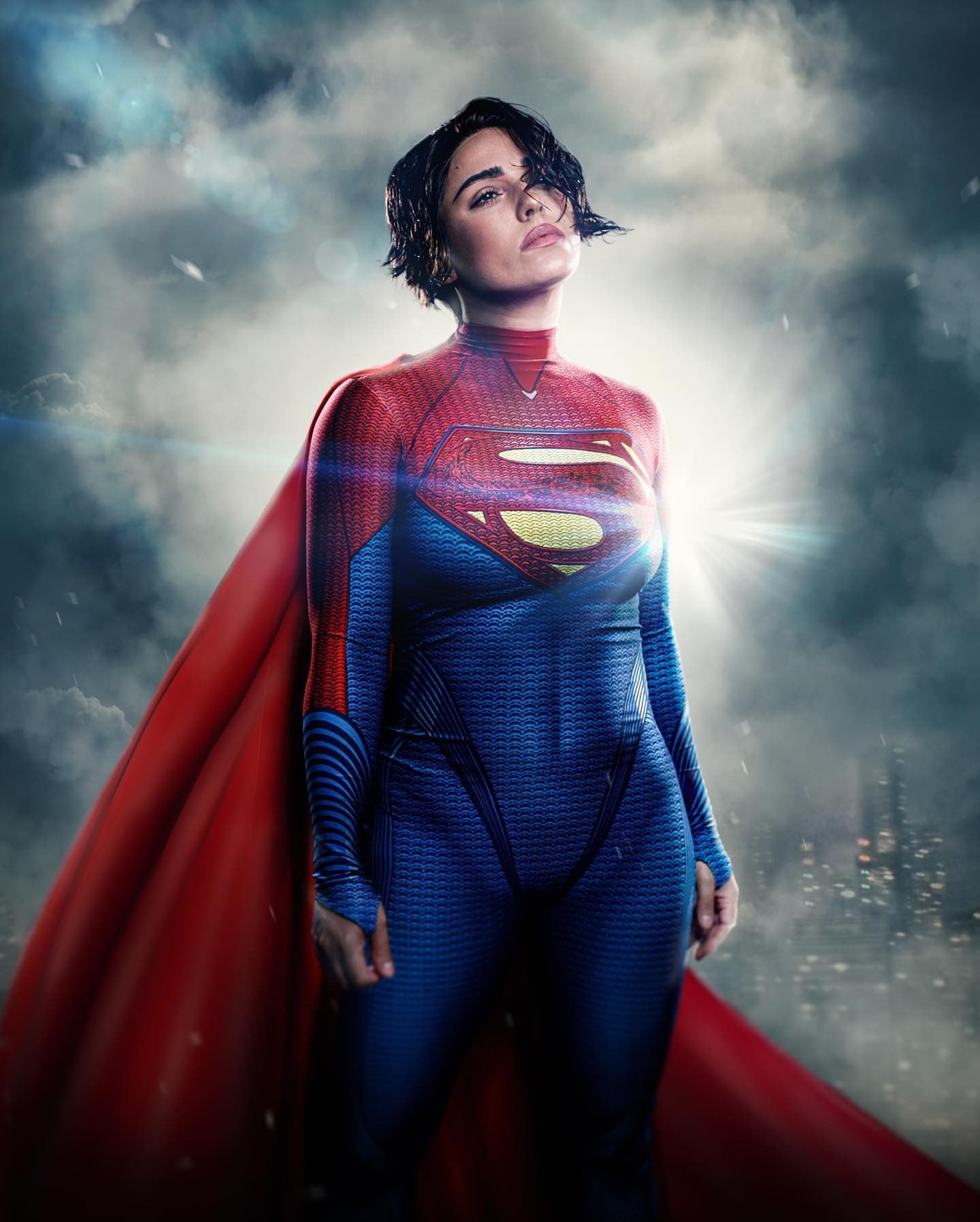 Supergirl (Kara) Costume with Cape - Women's Cosplay Suit