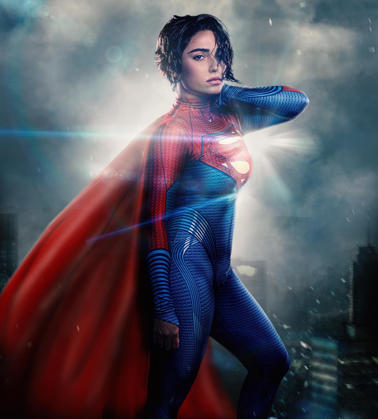 Supergirl (Kara) Costume with Cape - Women's Cosplay Suit