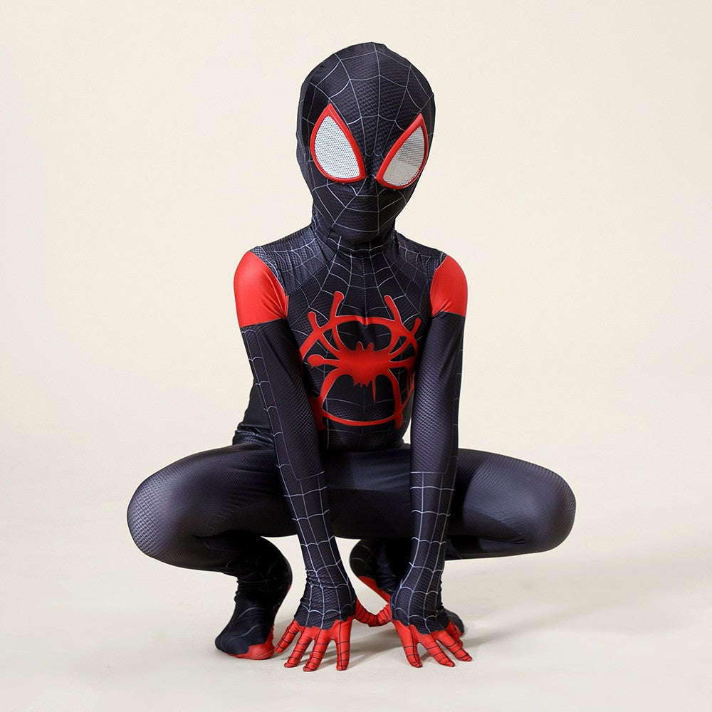 Miles Morales Costume - Spider-Verse Kids Cosplay Suit