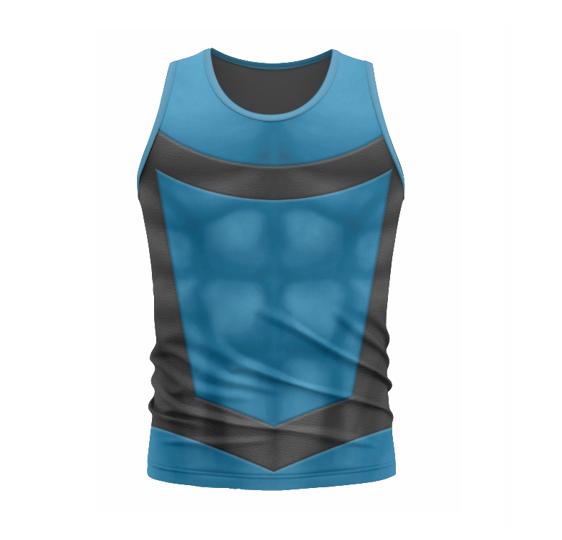 Mark Grayson Blue Suit Invincible Tank Top - Cosplay Shirt