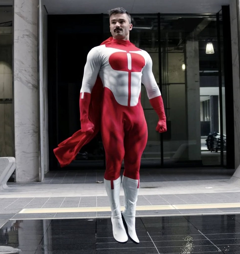 Omni-Man (Invincible) Costume with Cape - Adult & Kids Premium Cosplay