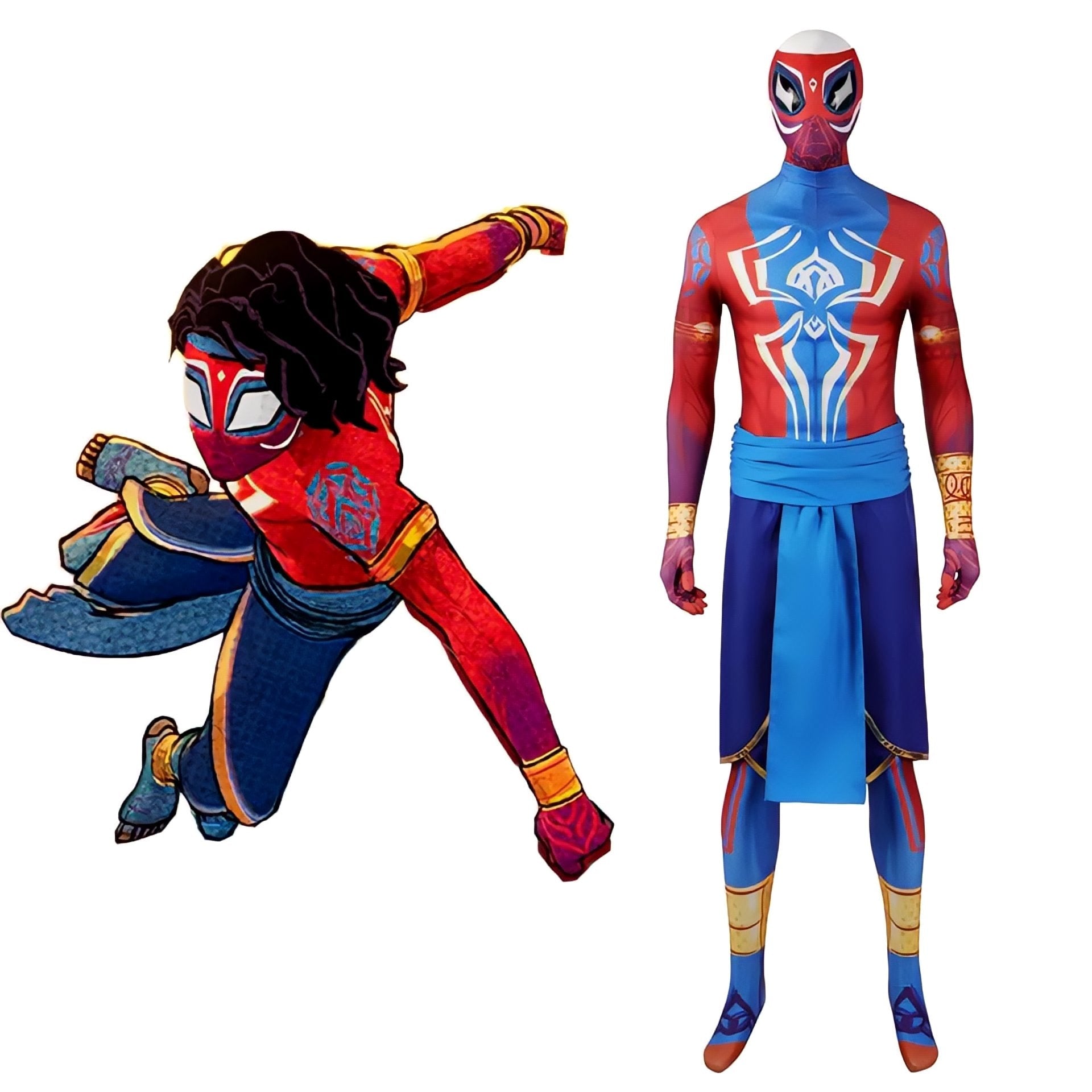 Spider-Man India Costume - Spider-Verse Adult Cosplay Suit