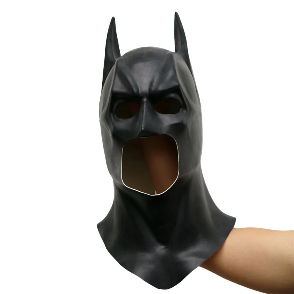 Batman Realistic Rubber Mask - Movie-Accurate Cosplay Mask