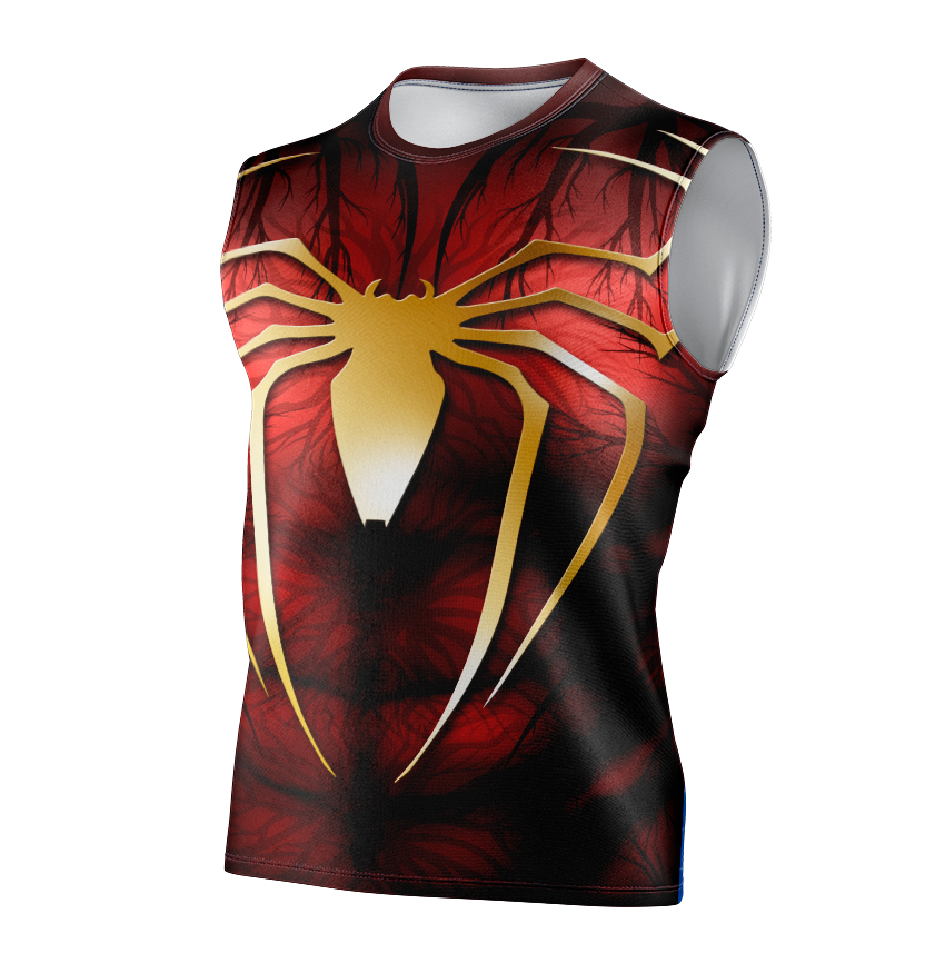 Iron Spider Comic Dry Fit T-Shirt - Long Sleeve Cosplay Tee