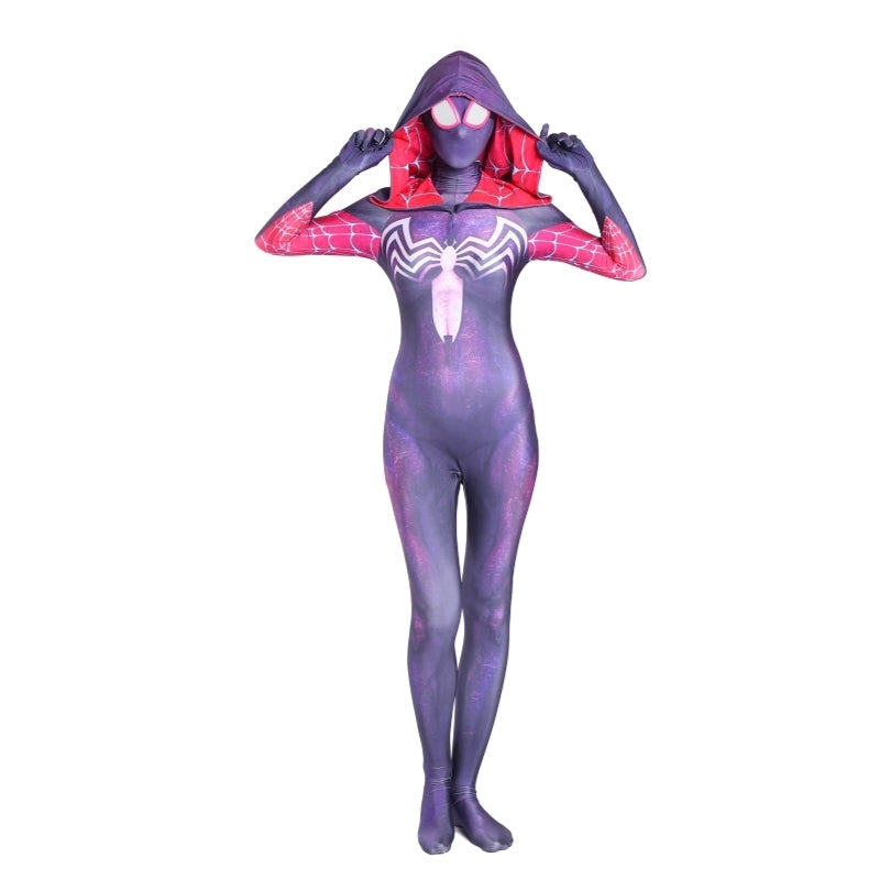 Fantasia Feminina Venom Adulto Cosplay Traje Luxo