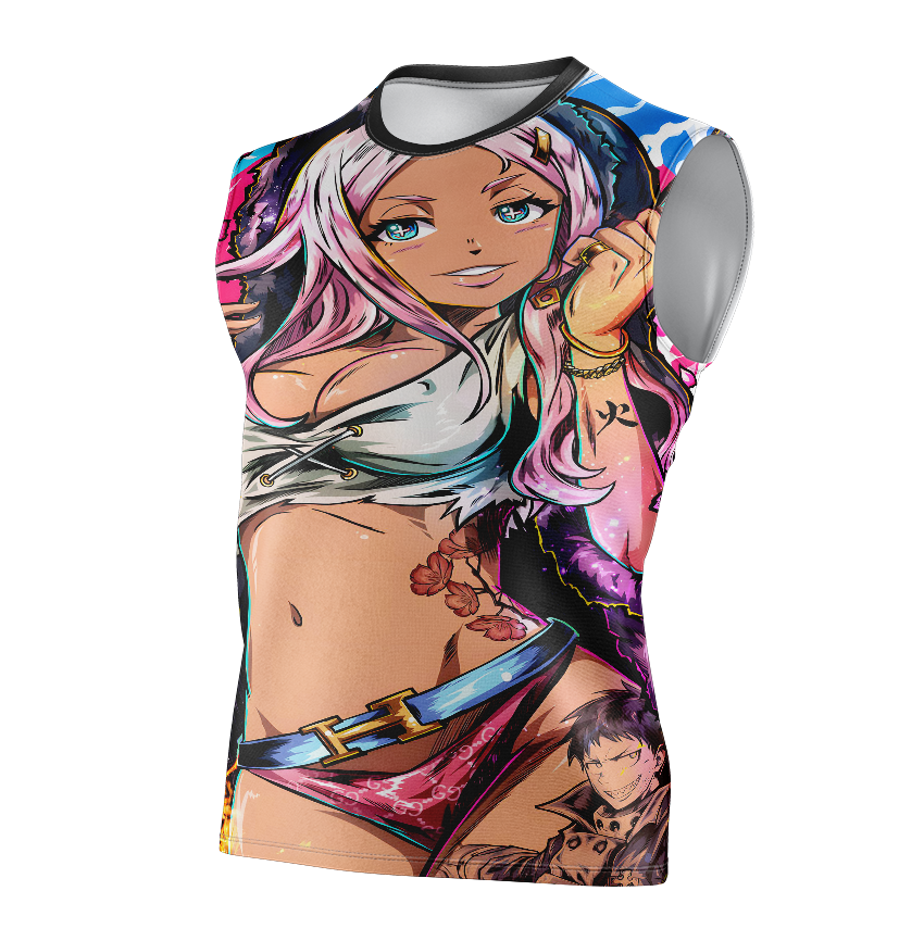 Hibana Fire Force Dry-Fit Graphic T-Shirt - Tank Top