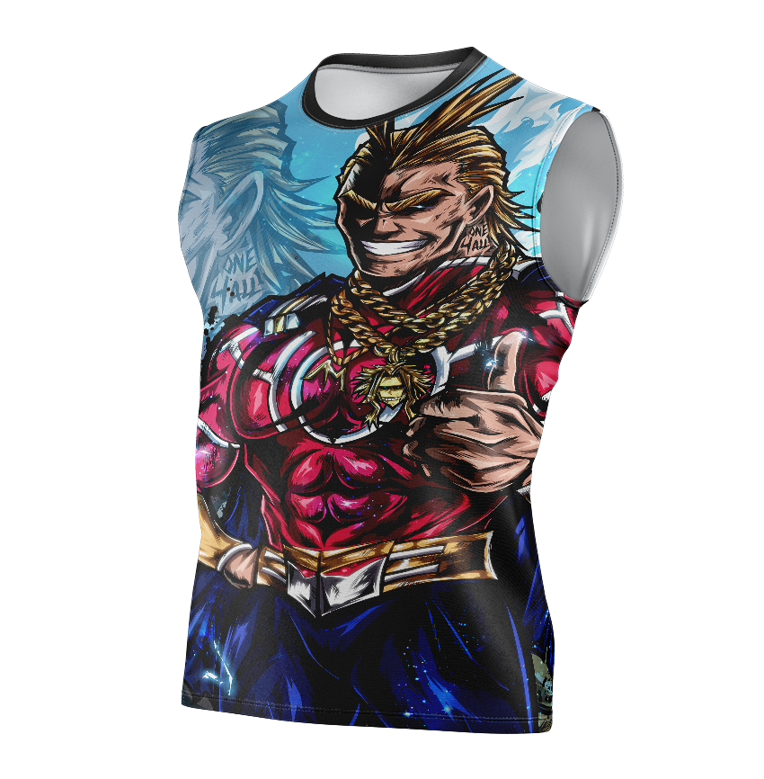 All Might My Hero Academia Dry-Fit Graphic T-Shirt - Short Sleeve