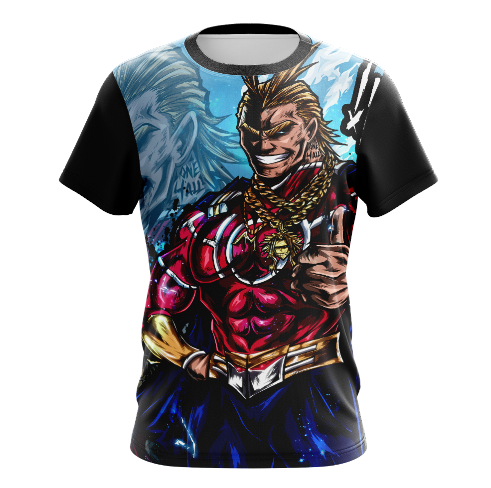 All Might My Hero Academia Dry-Fit Graphic T-Shirt - Short Sleeve