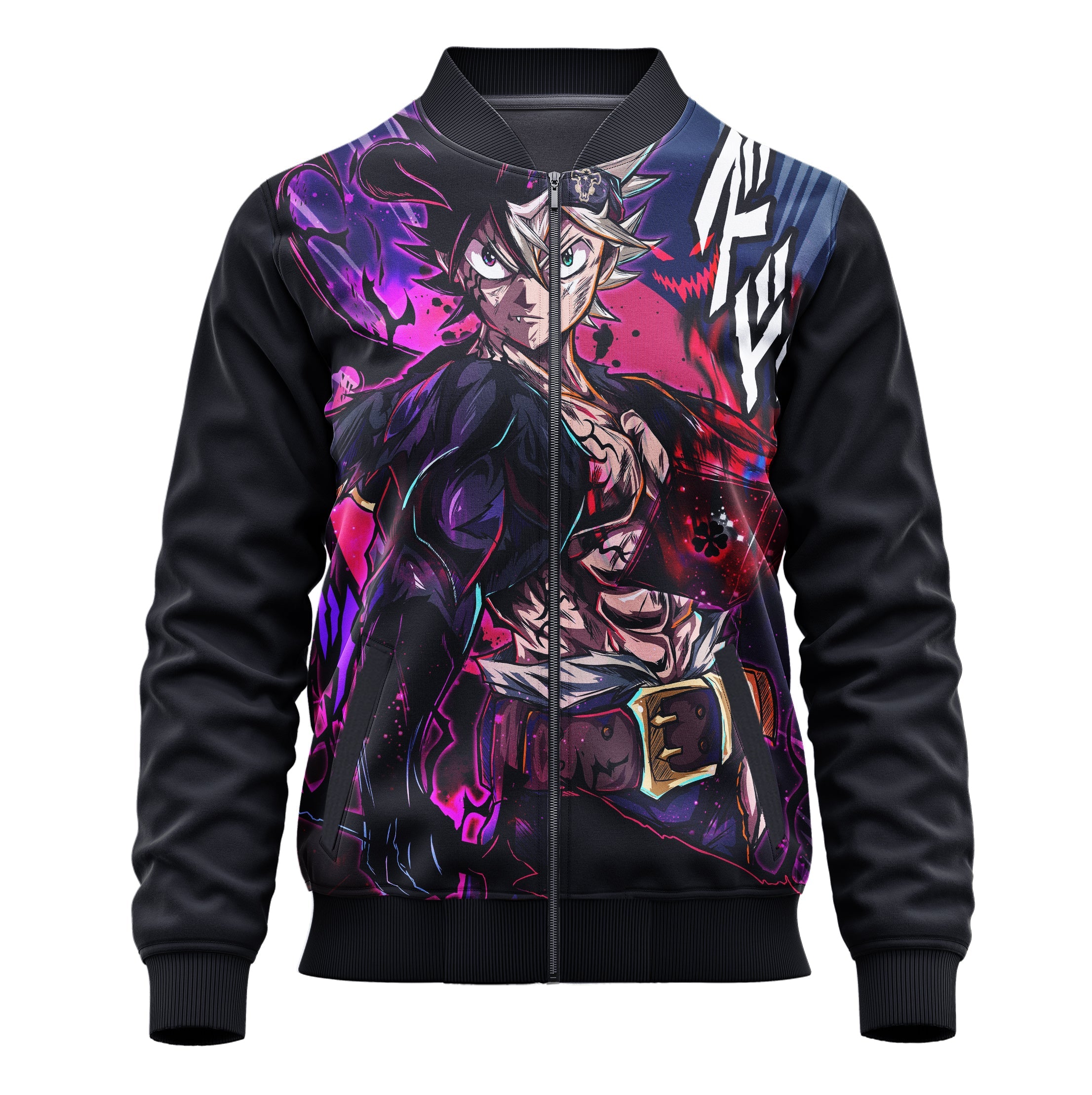 Asta Black Clover Jacket - Adult & Kids Cosplay Hoodie