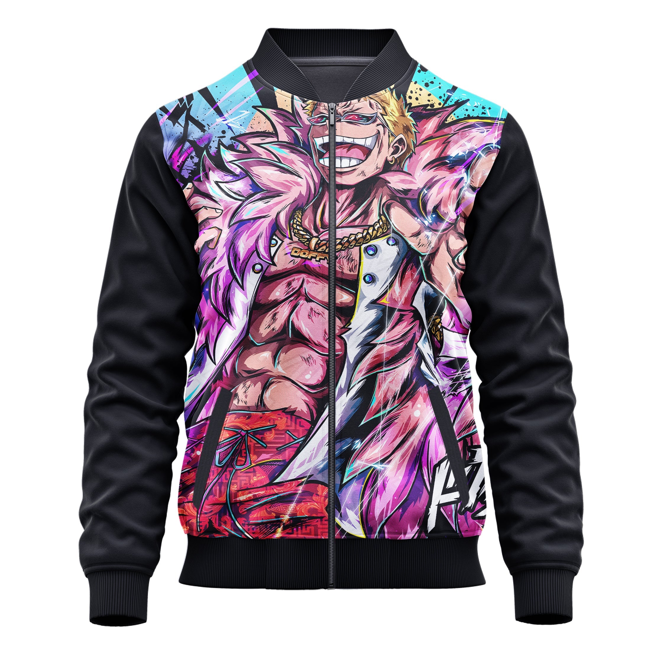 Donquixote Doflamingo One Piece Jacket - Adult & Kids Cosplay Hoodie