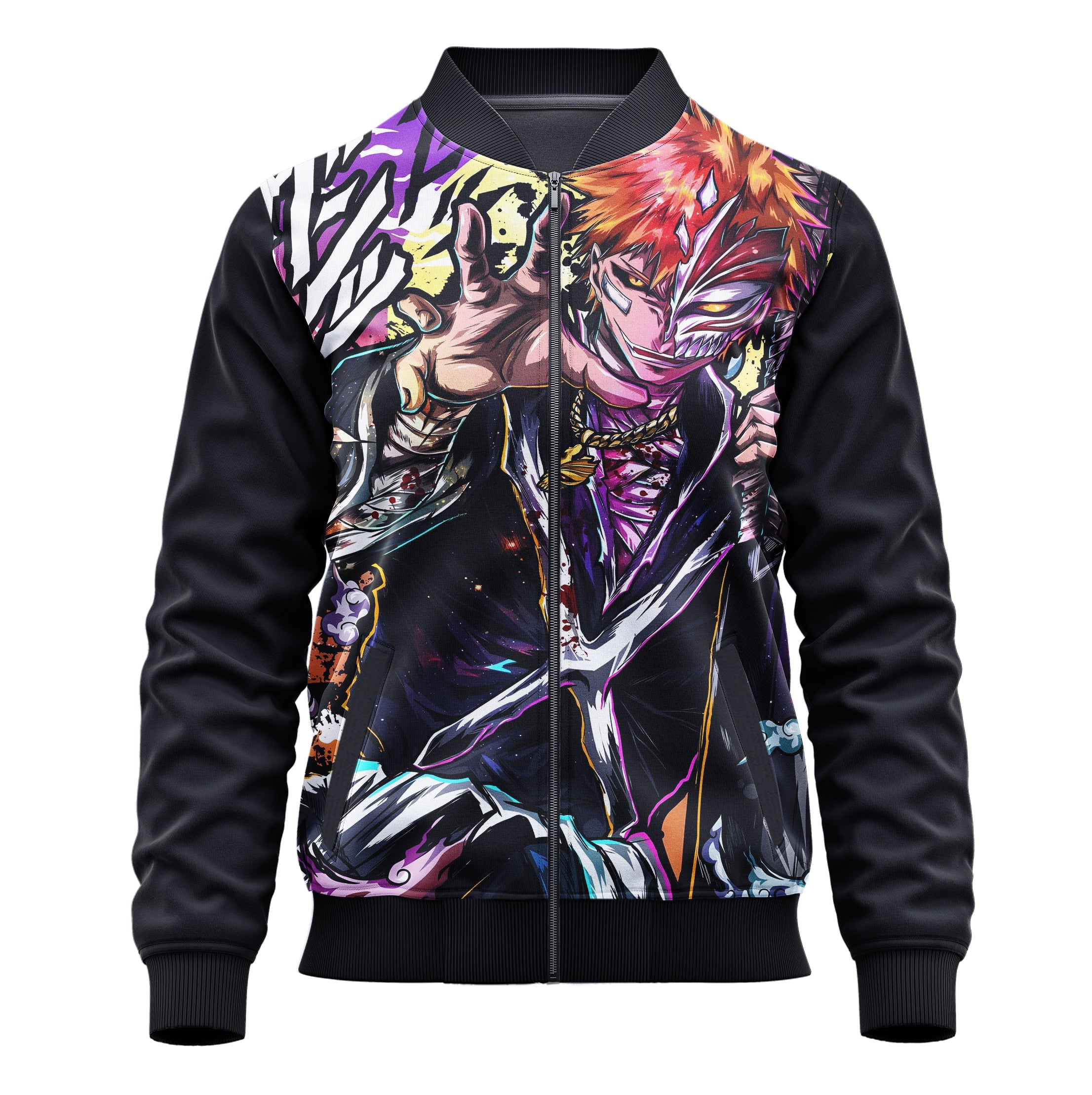 Ichigo Kurosaki Bleach Jacket - Adult & Kids Cosplay Hoodie